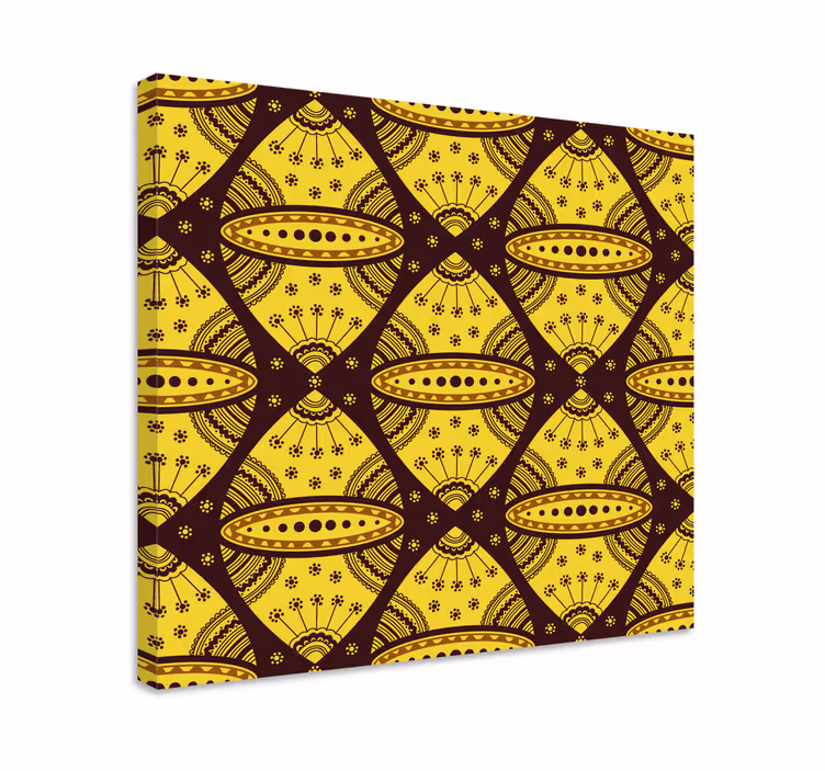 Dipinto astratto composizione geometrica - TenStickers