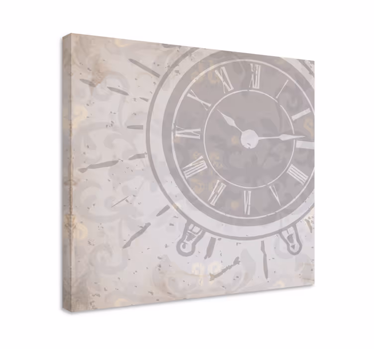 Dipinto astratto design elegante dell'orologio - TenStickers