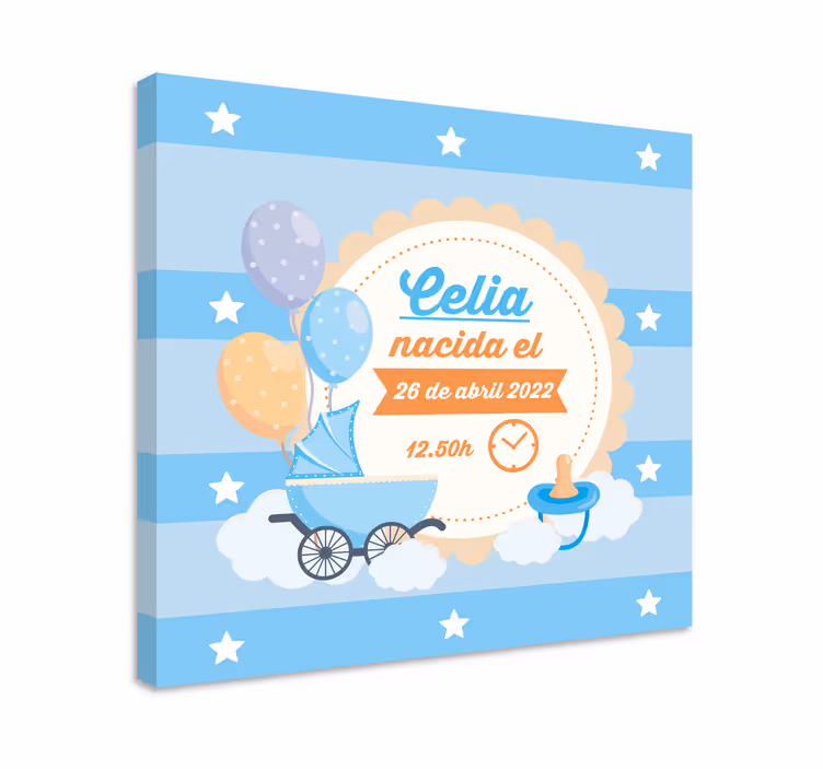 Quadri cameretta neonato festa di annuncio baby - TenStickers