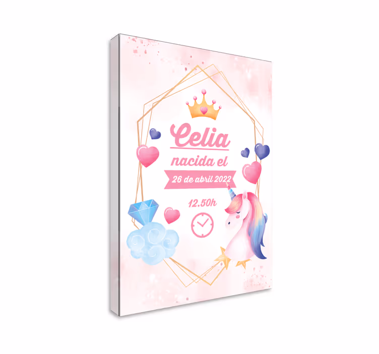 Dipinto unicorno il momento magico di celia - TenStickers