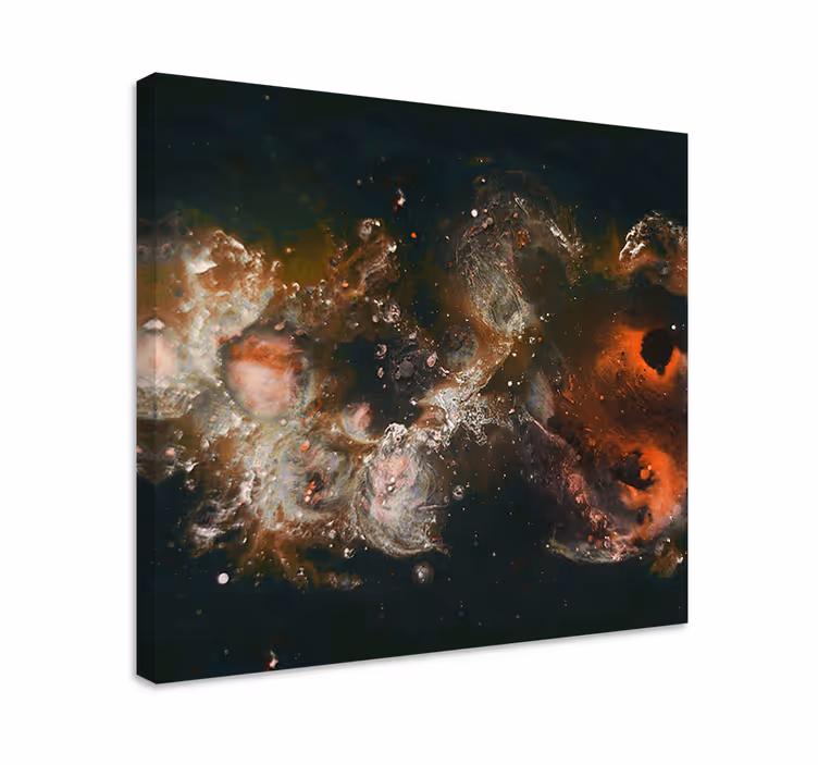Dipinto astratto movimento cosmico - TenStickers