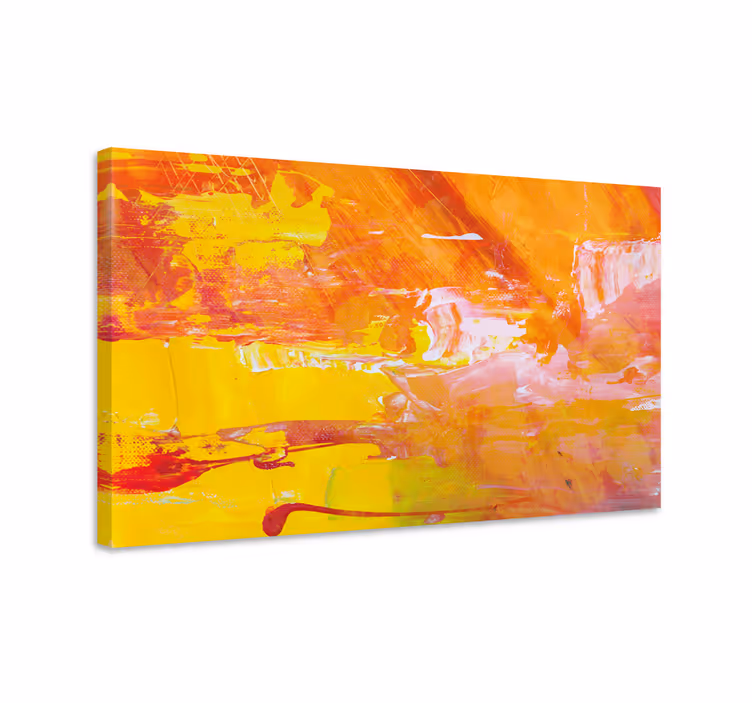 Dipinto astratto flusso di colore vibrante - TenStickers