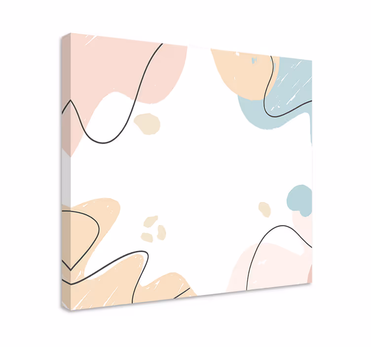 Dipinto con frutta e natura morta forme astratte fruttate - TenStickers