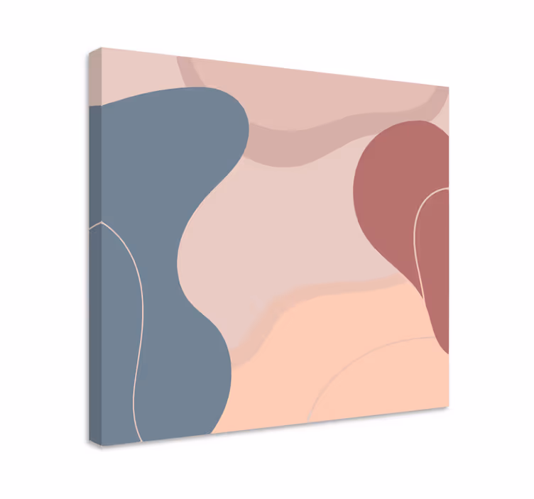 Dipinto moderno armonia di forme organiche - TenStickers