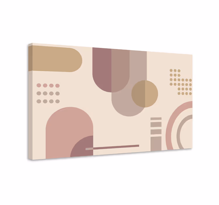 Dipinto moderno forme astratte geometriche - TenStickers