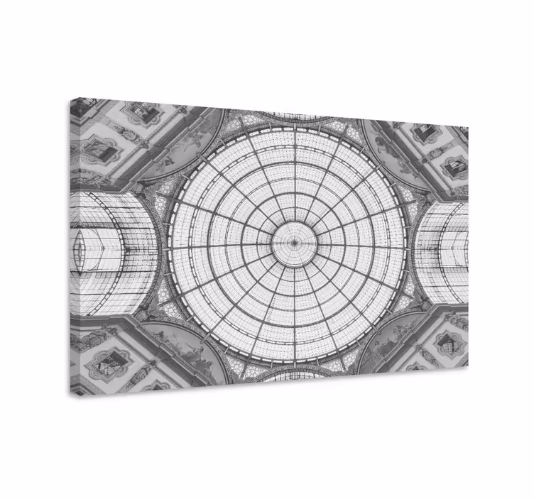 Dipinto astratto design del soffitto geometrico - TenStickers