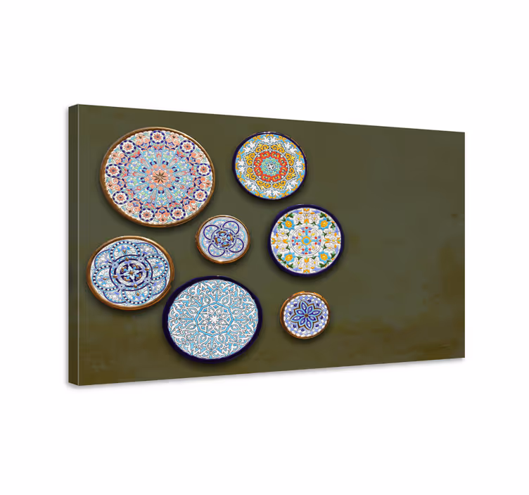 Cornice quadro ornamentale montaggio piastra - TenStickers