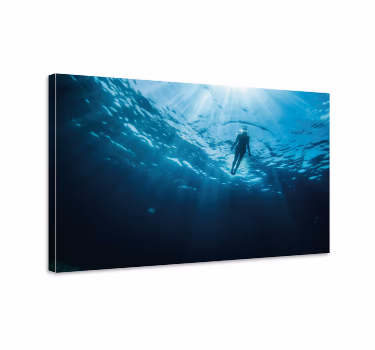 Scuba subacqueo su tela - TenStickers