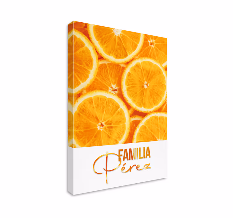 Dipinto con frutta e natura morta naranja - TenStickers