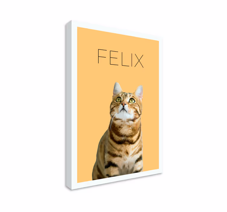 Quadro ritratto di animale domestico acquerello - TenStickers
