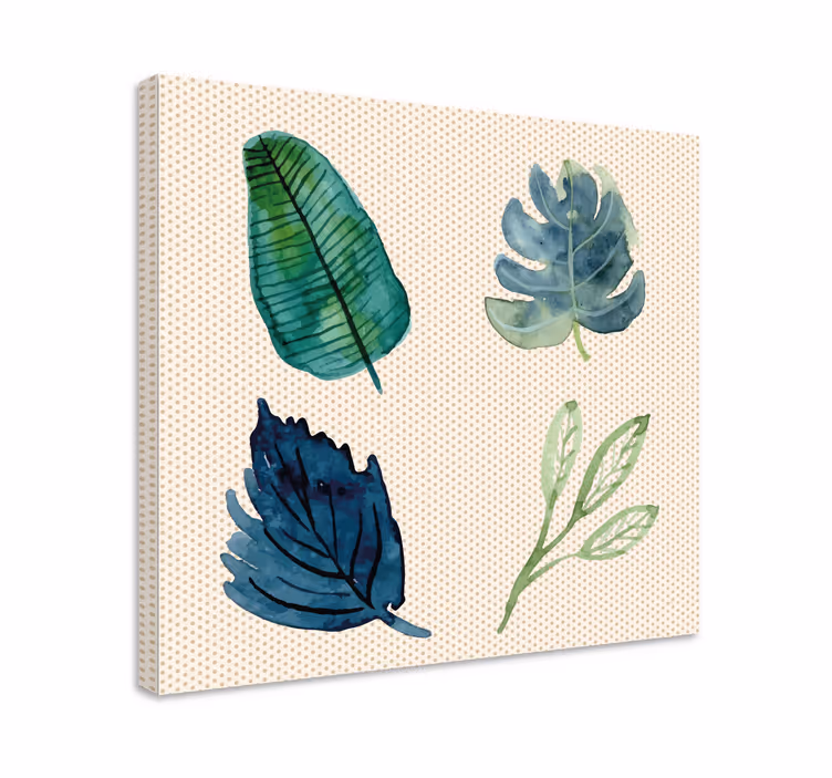 Dipinto salone foglie tropicali - TenStickers