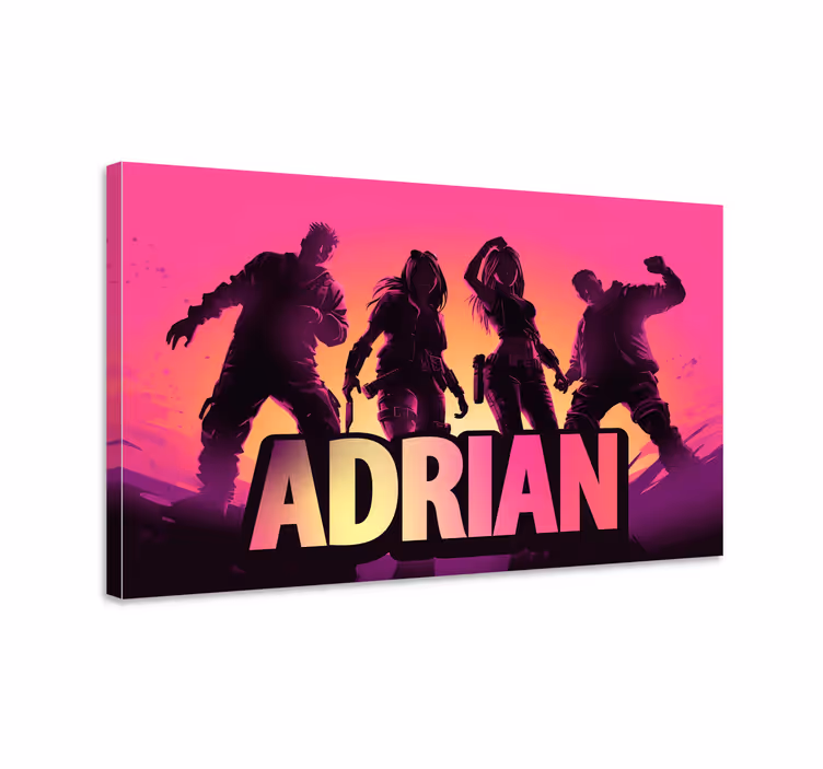 Quadro videogioco personaggi che ballano - TenStickers