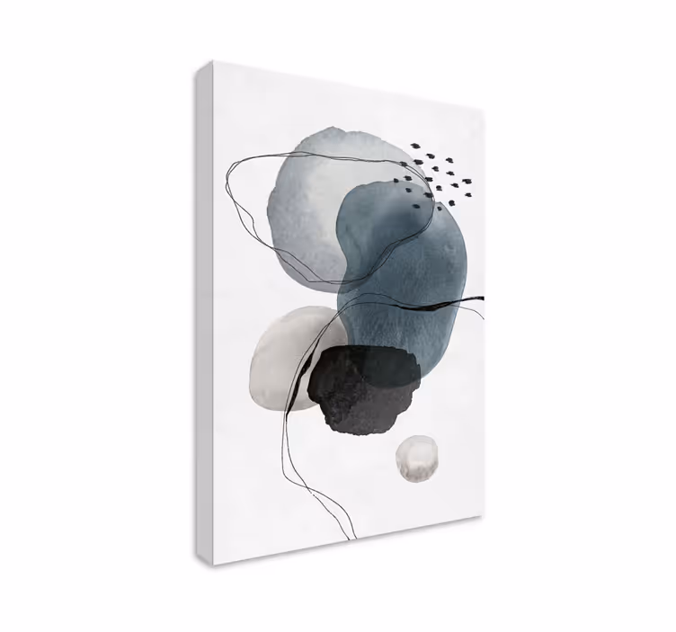 Arte dipinto forme astratte - TenStickers