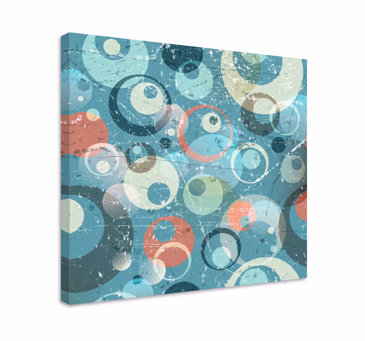 Arte dipinto cerchi astratti - TenStickers