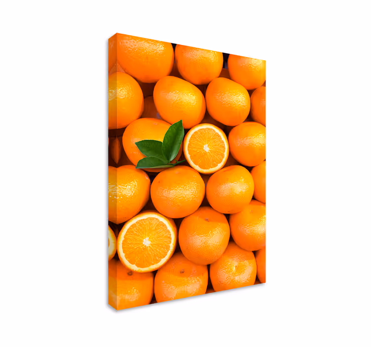 Dipinto con frutta e natura morta arance - TenStickers