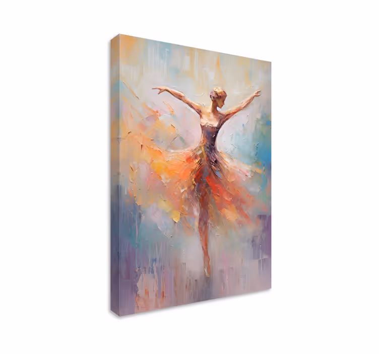 Arte dipinto ballerino classico - TenStickers