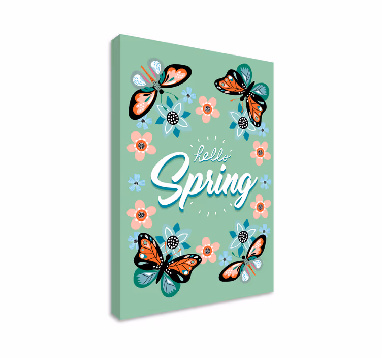 Dipinto salone ciao primavera - TenStickers