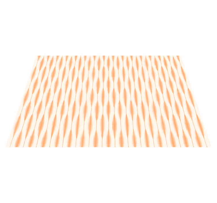 Tappeto vinile moderno ikat kasuri arancione - TenStickers