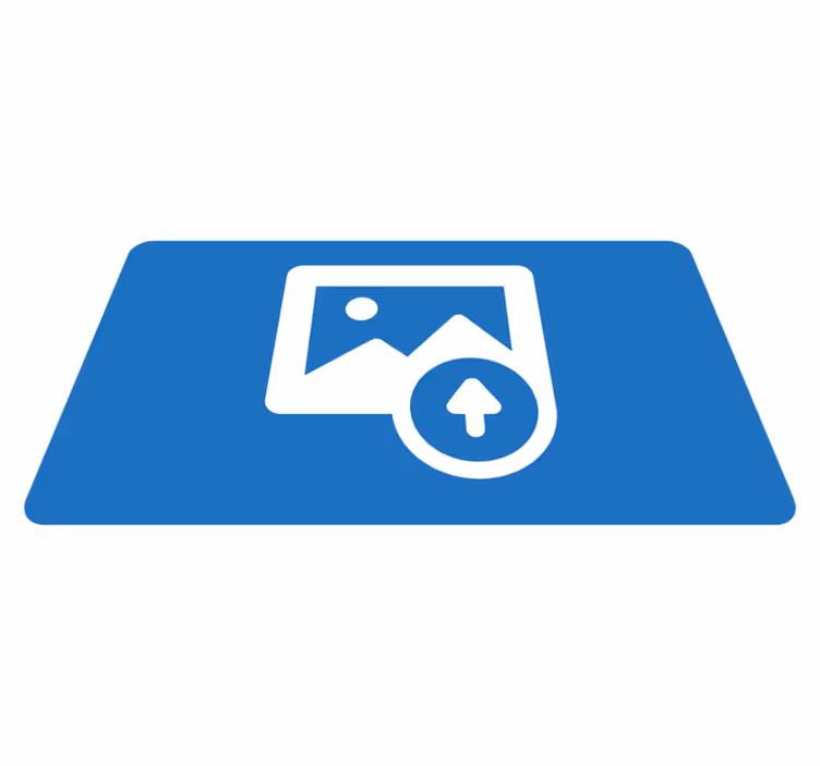 Tappeto vinile con nome immagine personalizzata - TenStickers