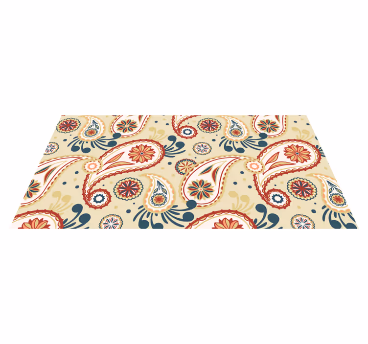 Tappeto vinile bagno gocce d'acqua colorate - TenStickers
