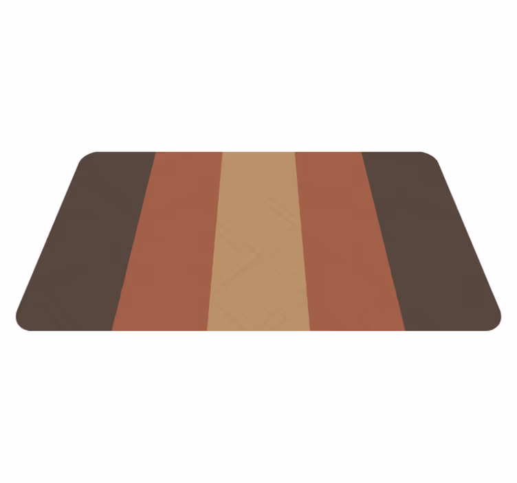 Tappeto vinile bagno strisce colorate - TenStickers