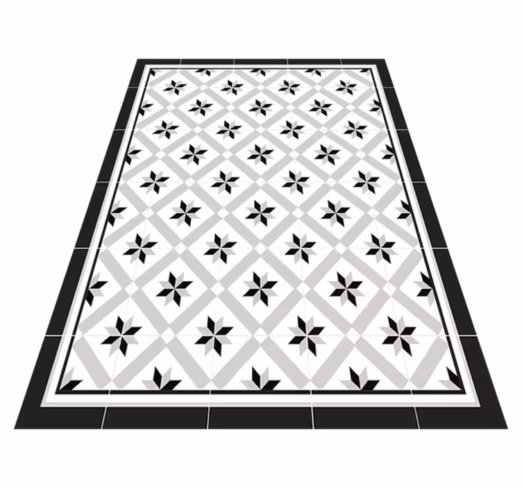Tappeto pvc cucina idraulico nero - TenStickers
