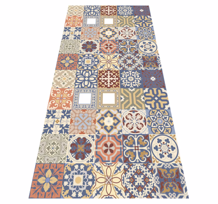 Tappeto pvc cucina idraulico multicolore - TenStickers