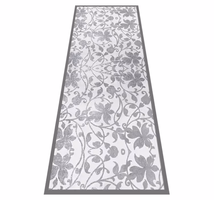 Tappeto pvc cucina damasco di cemento - TenStickers