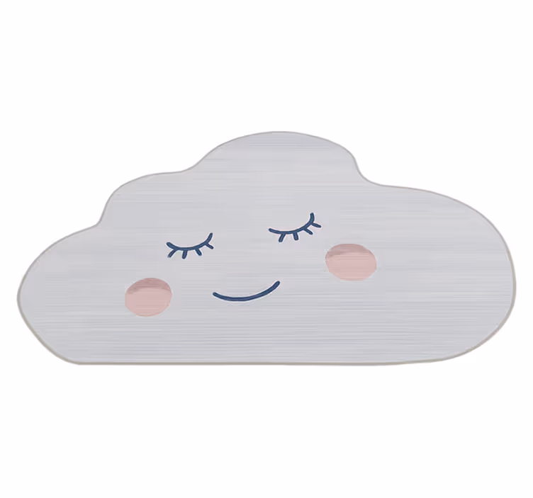 Tappeto vinile per bambini design della nuvola che fa un pisolino - TenStickers