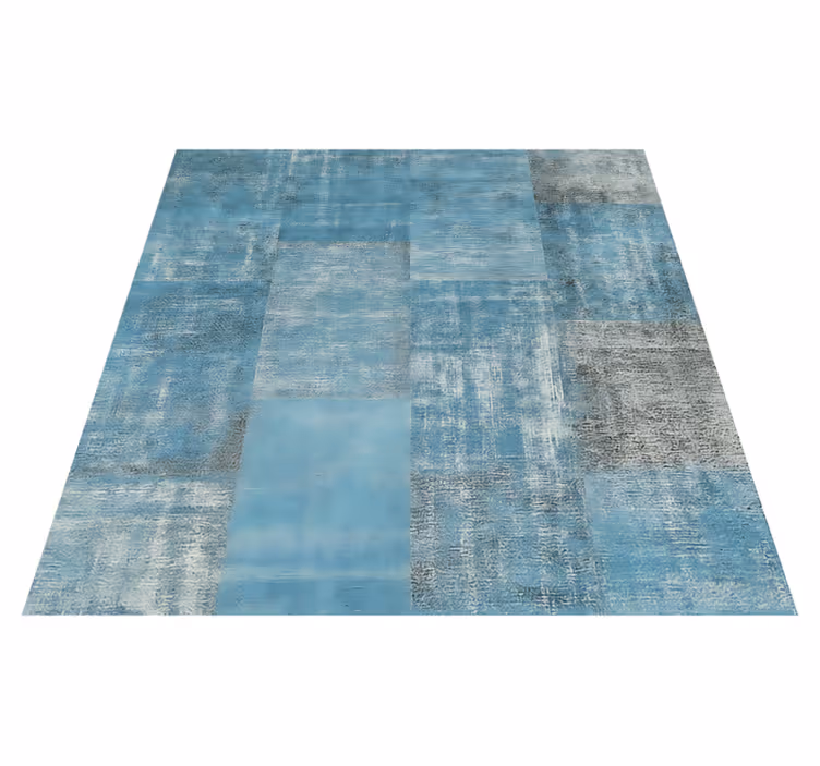 Tappeto vinile sala da pranzo tappeto patchwork invecchiato - TenStickers