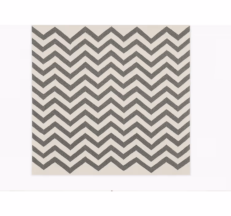 Tappeto vinile sala da pranzo motivo a zigzag chevron - TenStickers