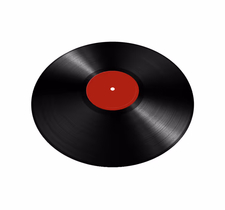 Tappeto vinile sala da pranzo vinile gigante disco - TenStickers