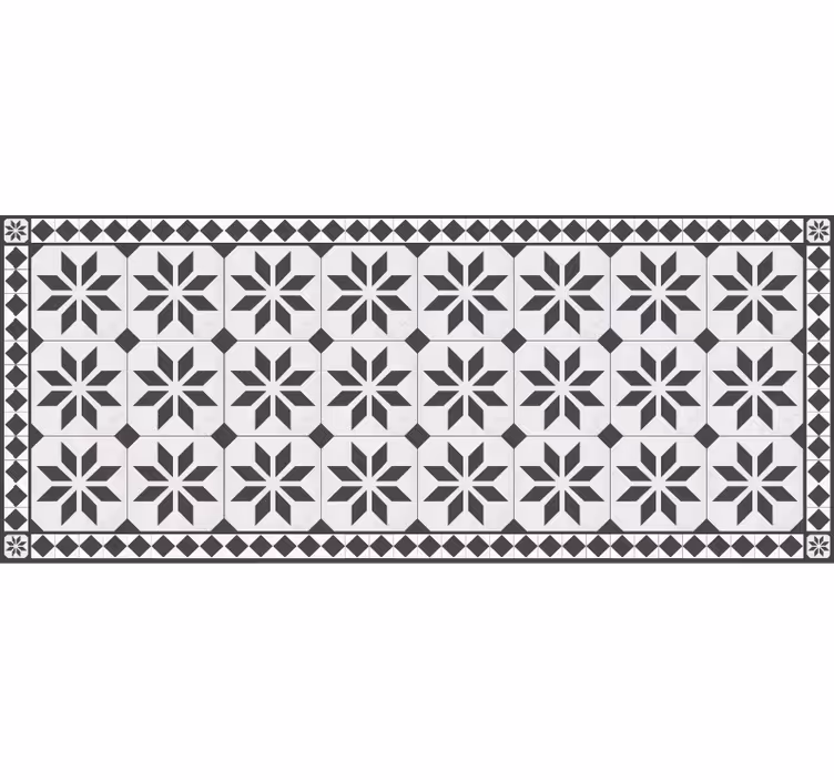 Tappeto vinile mosaico tappeto in stile antico - TenStickers