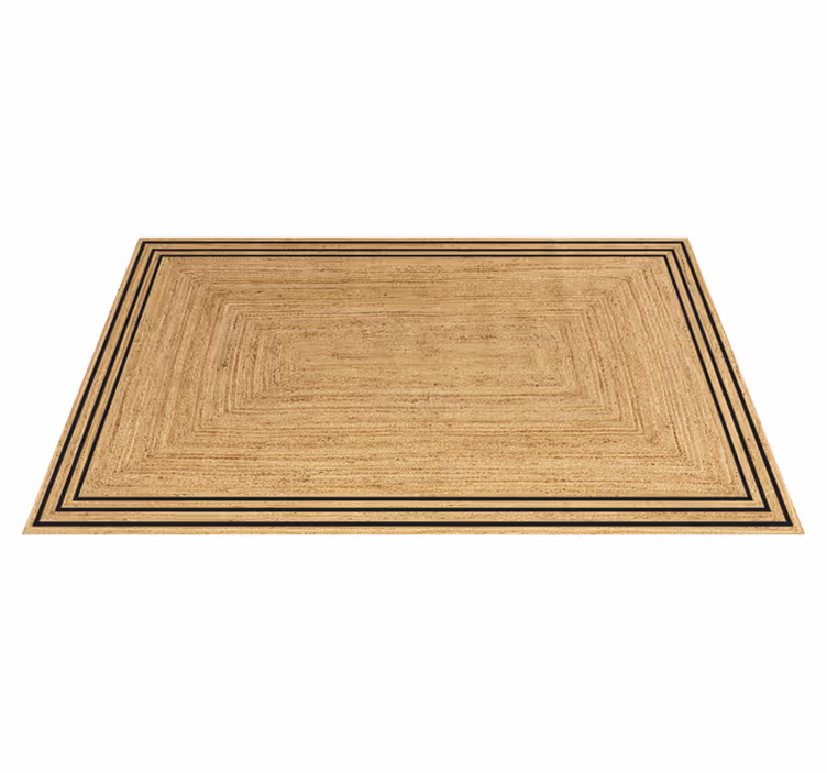 Tappeto pvc cucina texture juta naturale - TenStickers