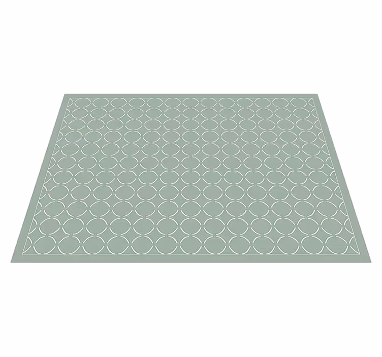 Tappeto pvc cucina rete celadon smorzato - TenStickers