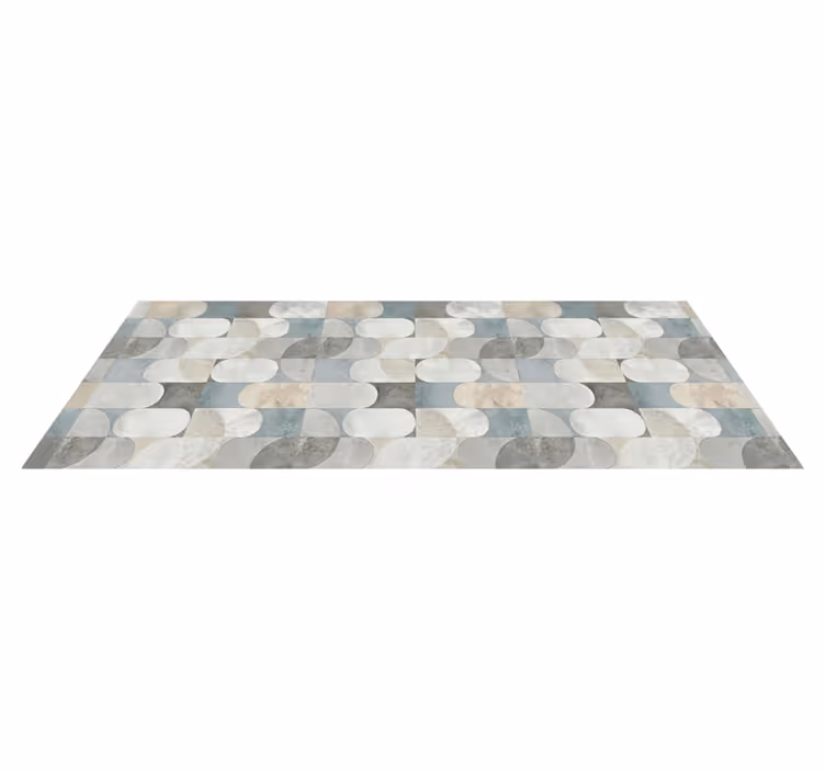 Tappeto pvc cucina mosaico pillole moderno - TenStickers