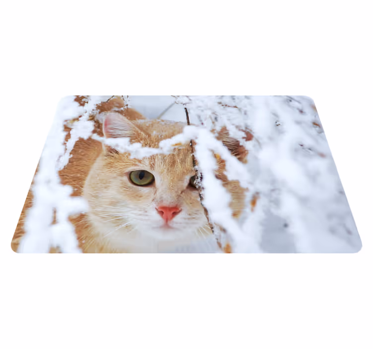 Tappeto vinile animali gatto con stalattite - TenStickers