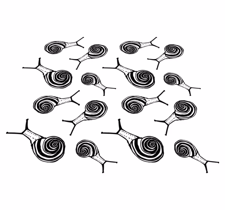 Tappeto vinile animali pacchetto lumache - TenStickers