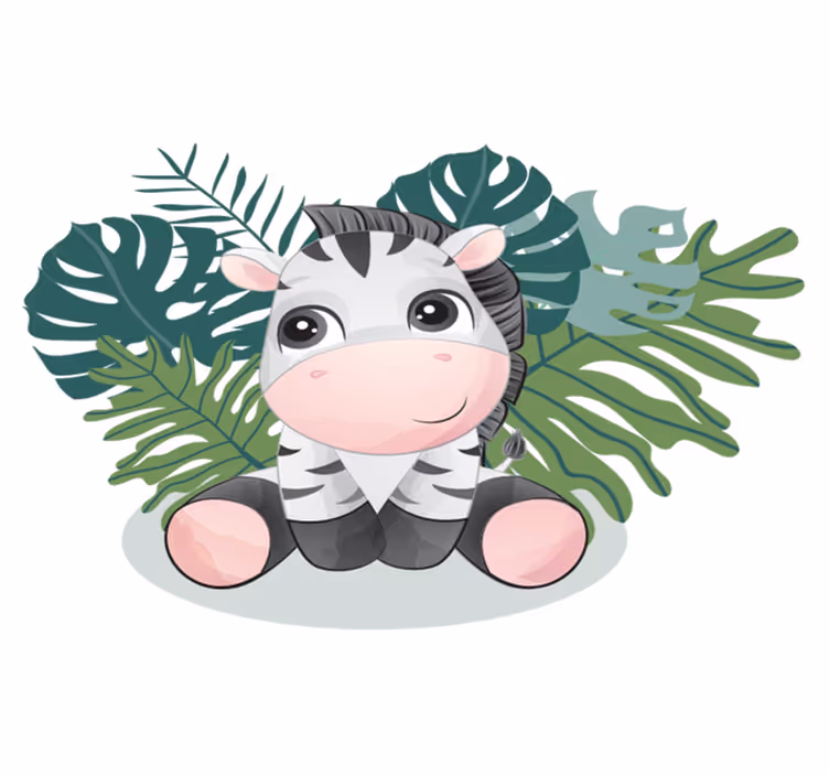 Tappeto vinile animali africa selvaggia zebra - TenStickers