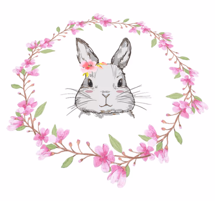 Tappeto vinile animali africa selvaggia per bambine - TenStickers