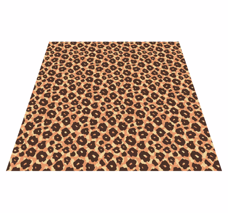 Tappeto vinile animali imitazione leopardo vellutato - TenStickers