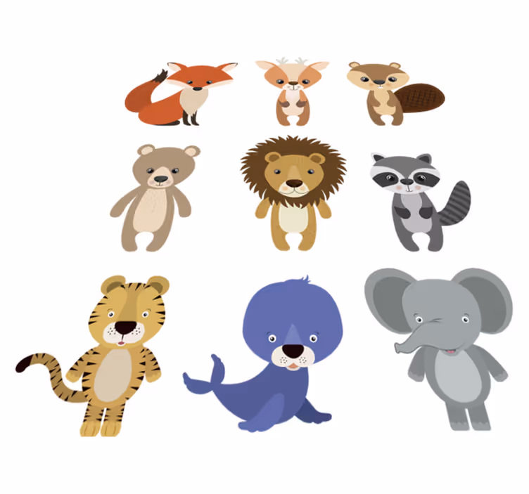 Tappeto vinile animali per decorare la casa - TenStickers