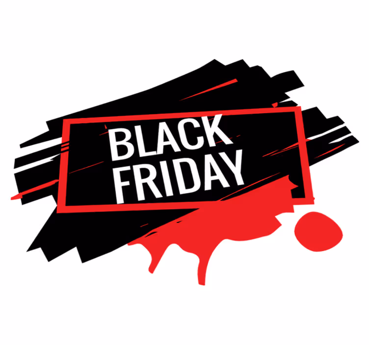 Tappeto vinile black friday adesivo moderno black friday - TenStickers