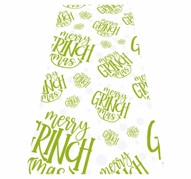 Tappeto vinile natale buon grinchmas design originale - TenStickers