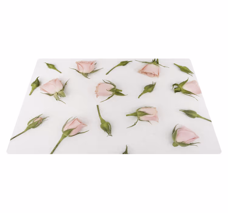 Tappeto vinile fiori fiori di primavera romantici - TenStickers
