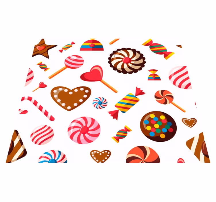 Tappeto pvc cucina mosaico dolce - TenStickers
