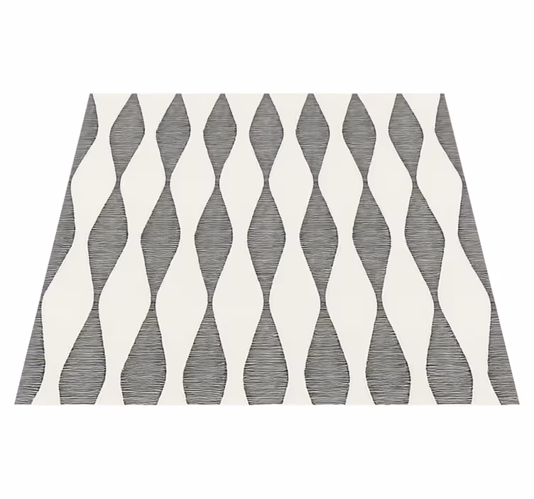 Tappeto pvc cucina motivo ikaat beige rabaul - TenStickers