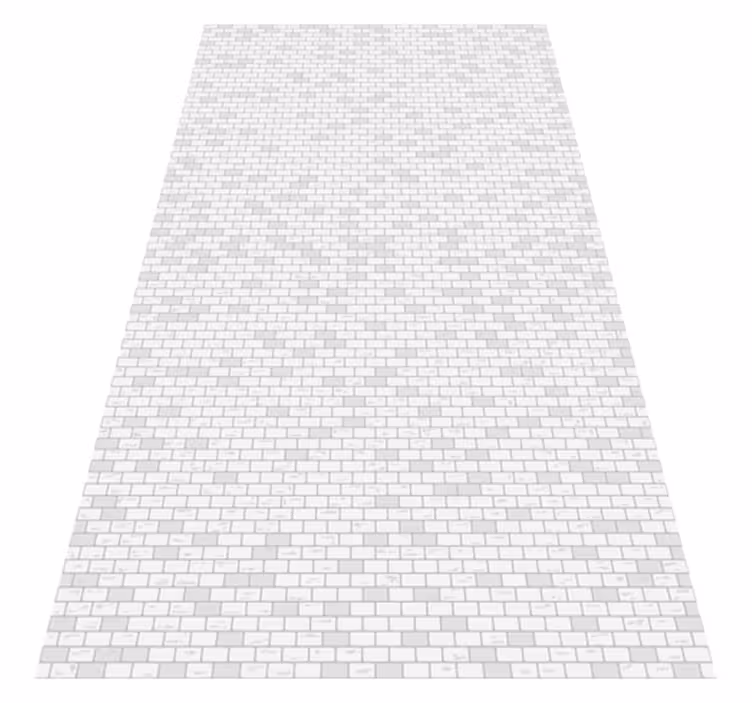 Tappeto pvc cucina motivo mattoni elegante - TenStickers