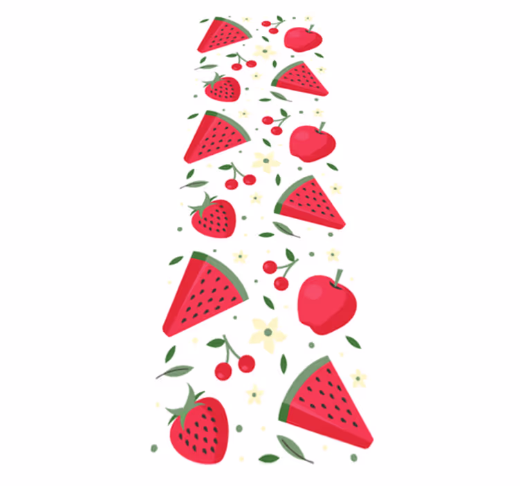 Tappeto pvc cucina con motivo di frutti diversi - TenStickers