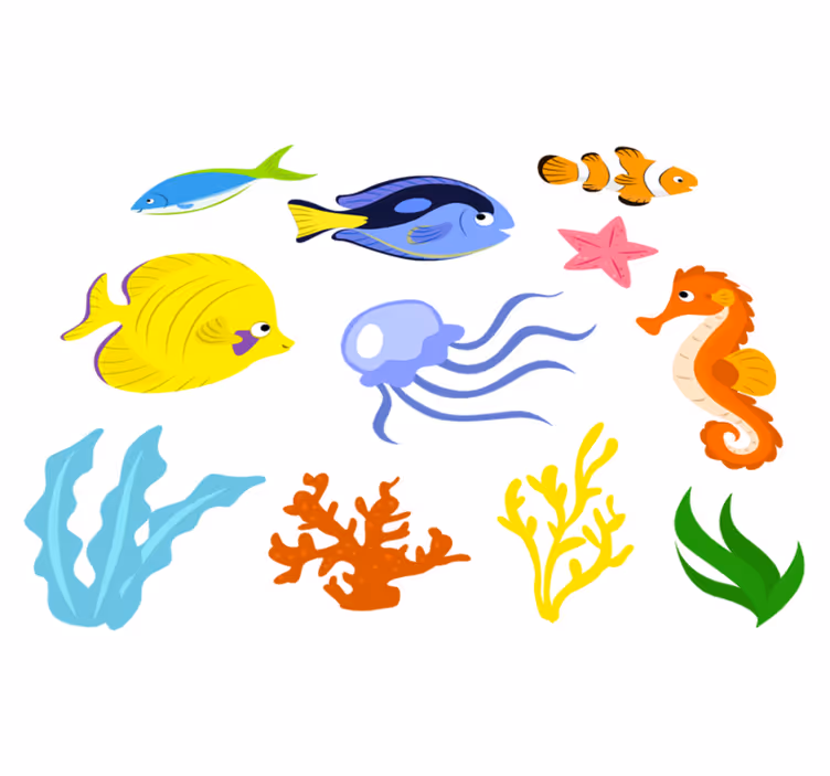 Tappeto vinile bagno inodore marittimo - TenStickers